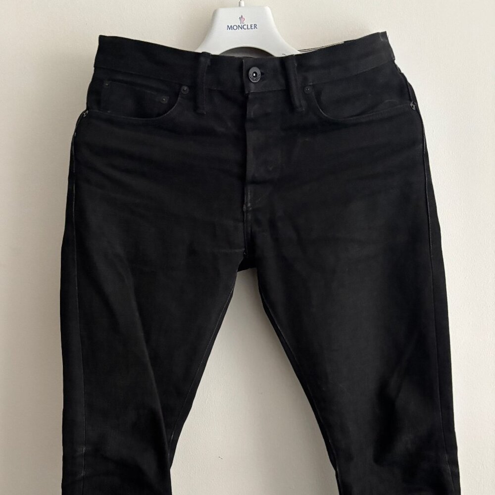 $375 Rogue Territory Signature Six-Pocket Skinny Japanese Selvedge Jeans 29 x 28